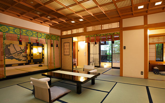 御簾 十の間 香雲館 御簾 十の間 香雲館